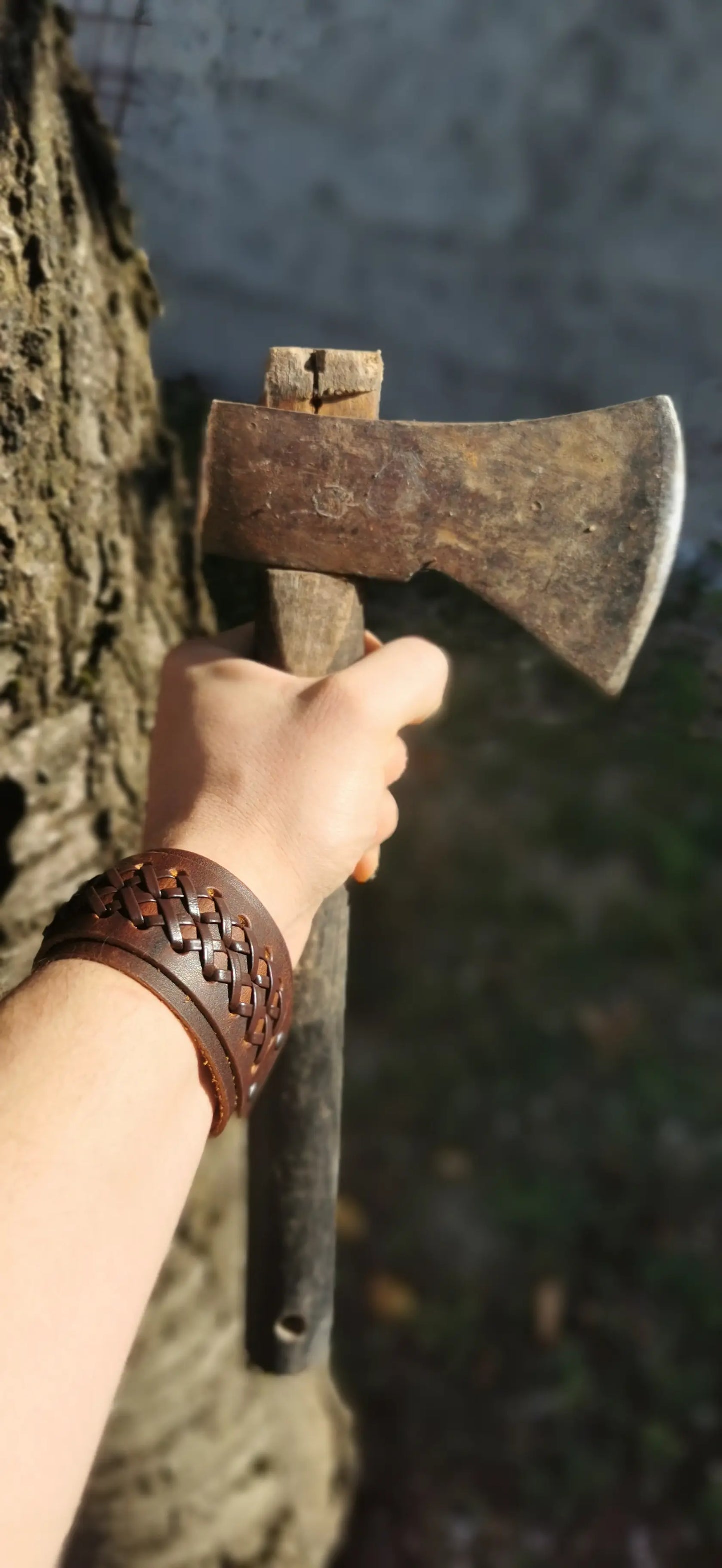 Bracelet cuir viking Egor