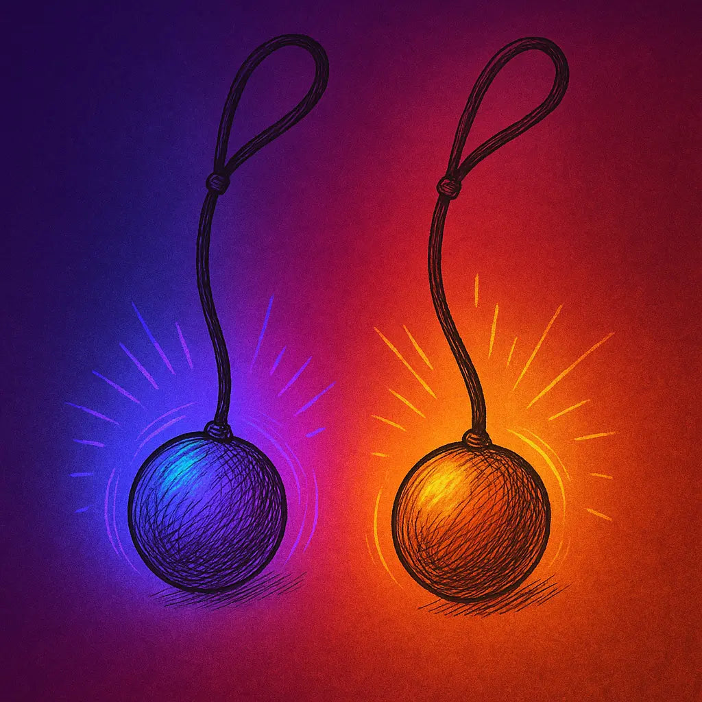 Bolas lumineuses et bolas LED la tribe excellentes pour débuter ou pour perfectionner sa pratique des bolas. Découvrez comment les choisir. 